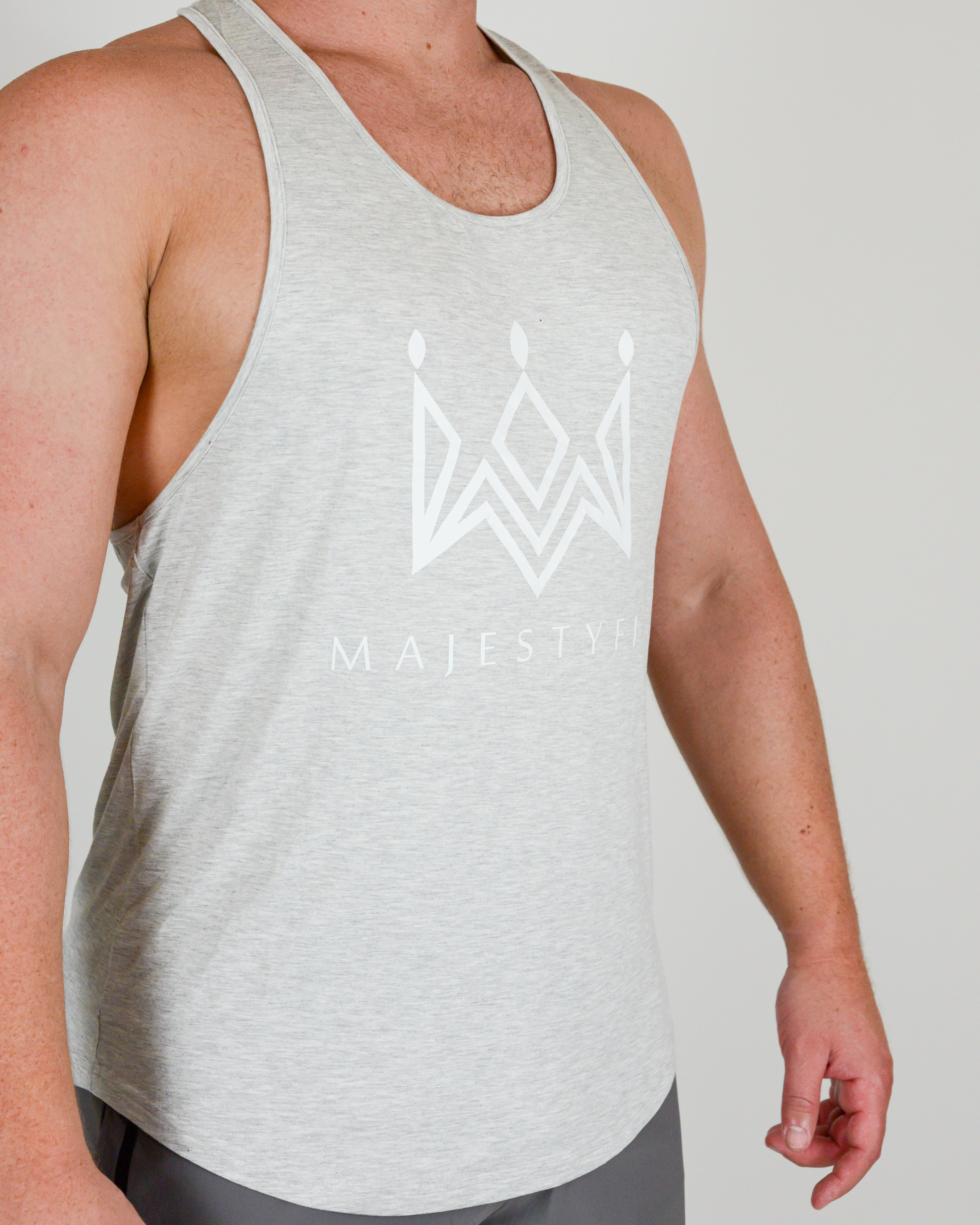Flow Tank Top - Cloud Grey
