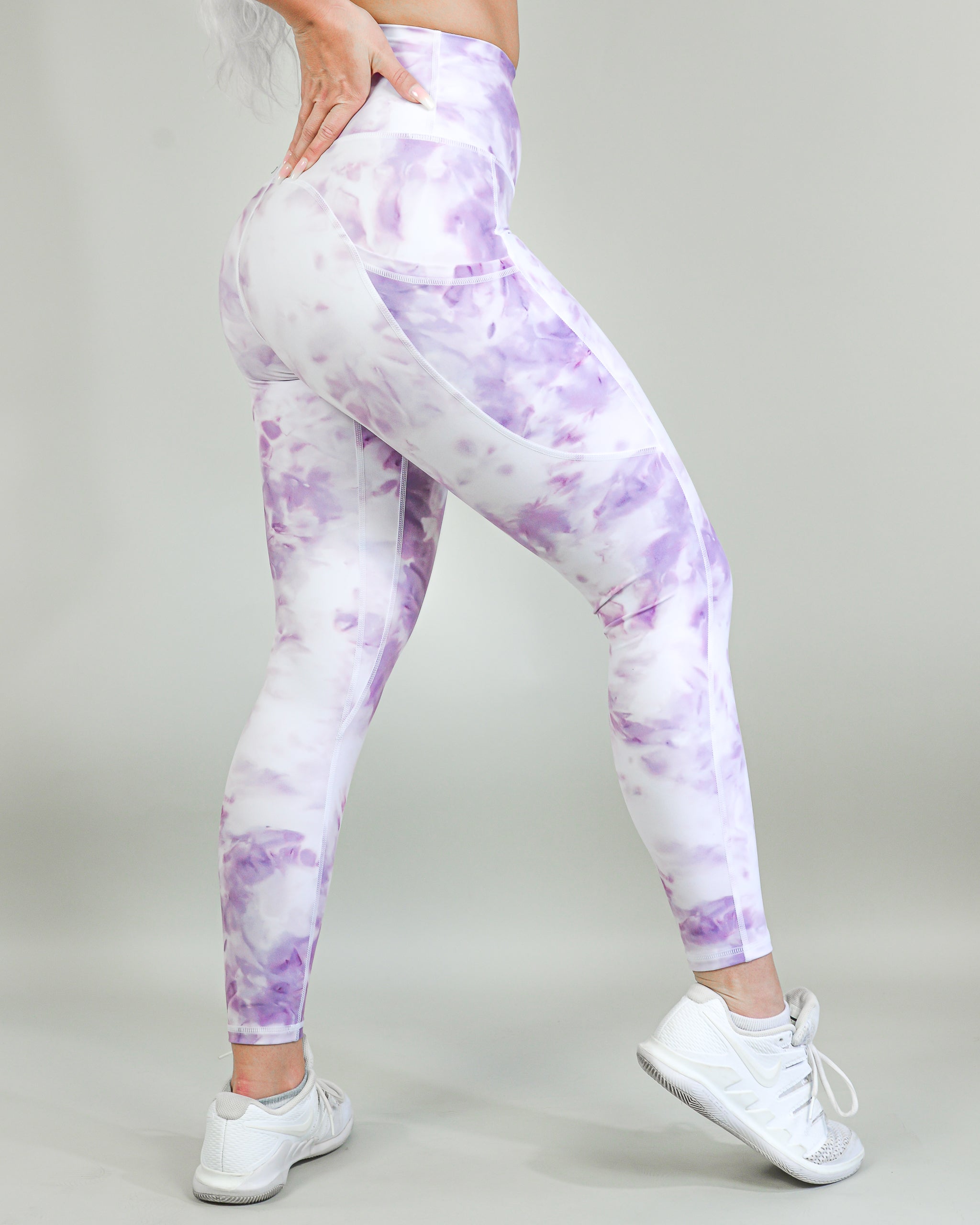 Tie-Dye Leggings - Lilac Pearl