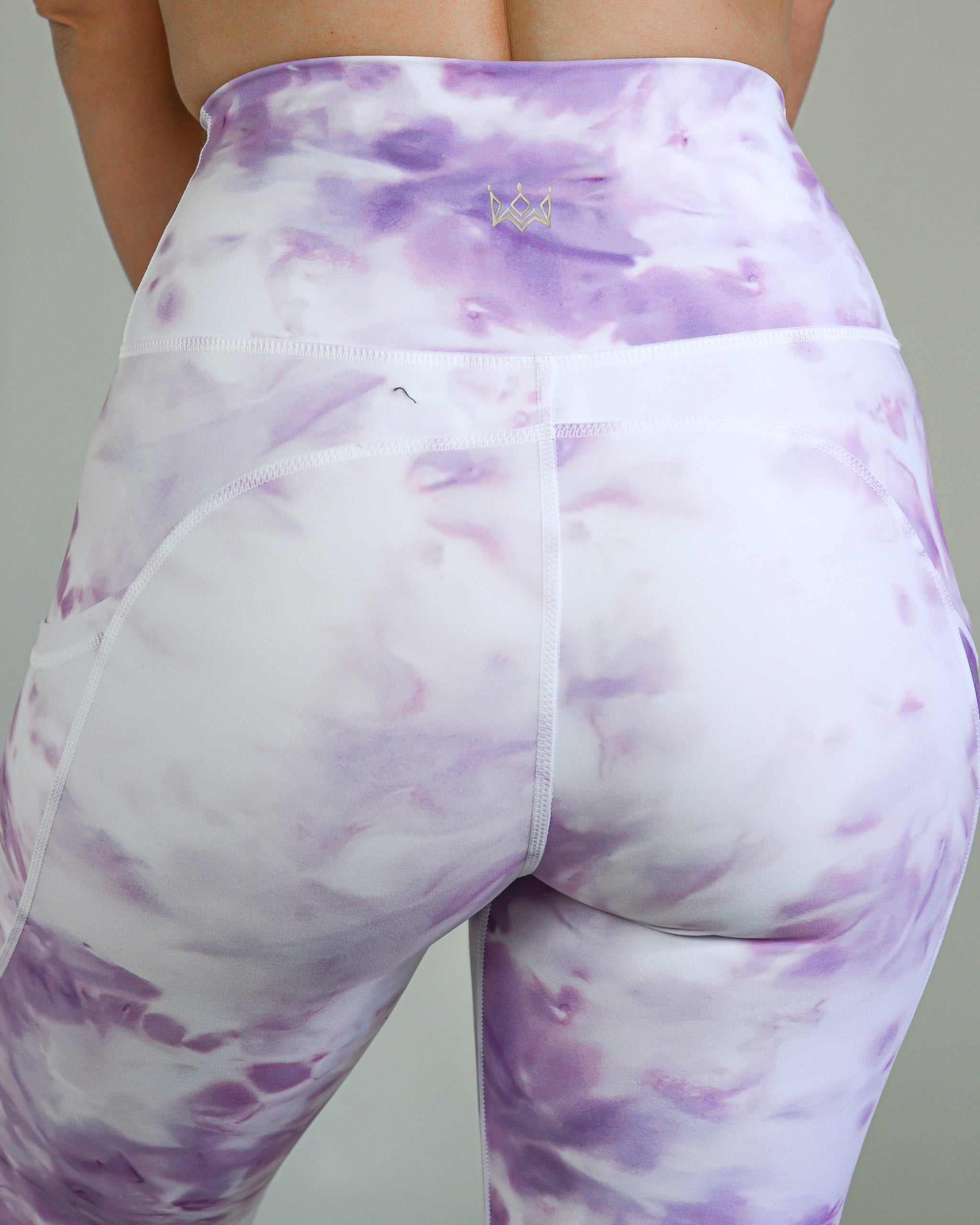 Tie-Dye Leggings - Lilac Pearl