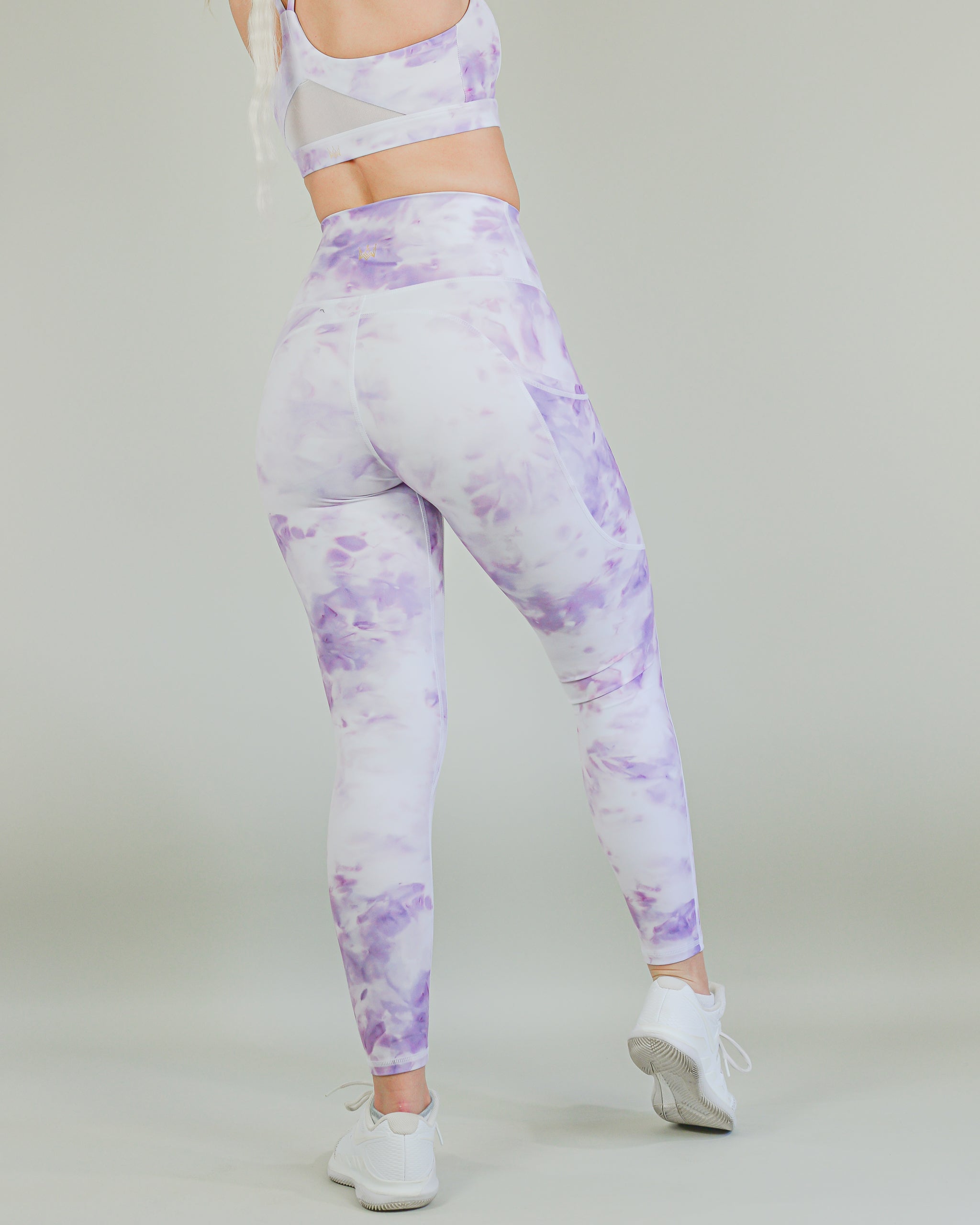 Tie-Dye Leggings - Lilac Pearl